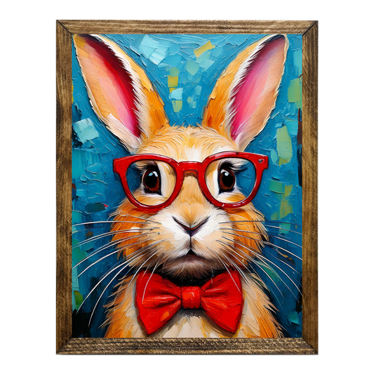 ANIMALS WITH GLASSES- RABBIT