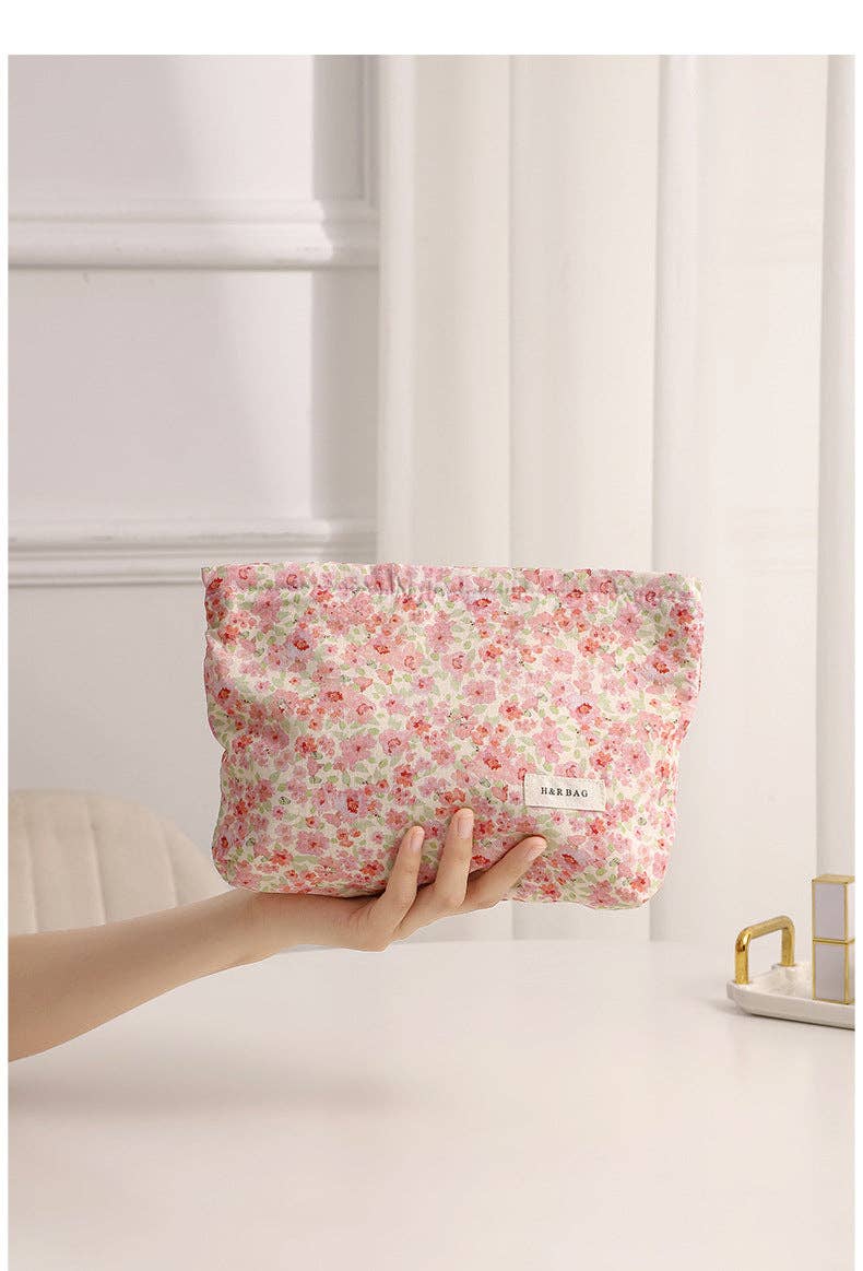Neceser con estampado floral sencillo y dulce DPB1008