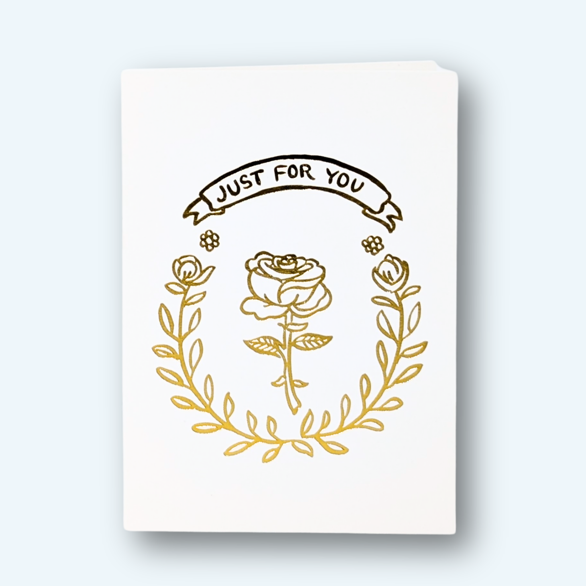 Enclosure Card - For You Rose