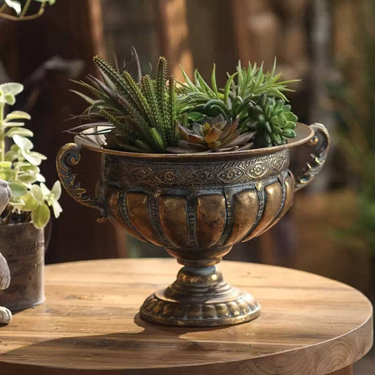 Vagabond Vintage - Vintage  Style Decorative Urn Planter