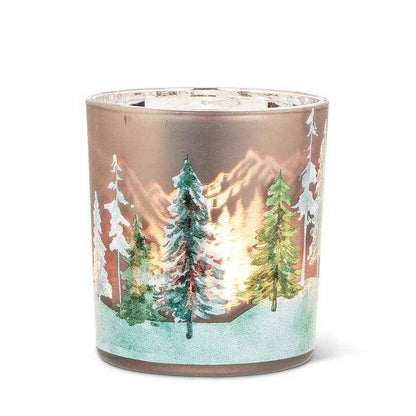 Small Frost Trees Votive