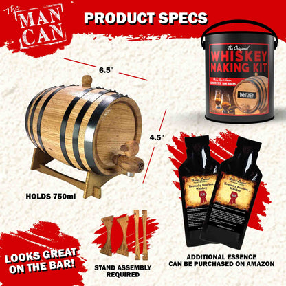 ThousandOaksBarrelCo. - Whiskey Making Kit | Ultimate DIY Gift for Men | Oak Barrel