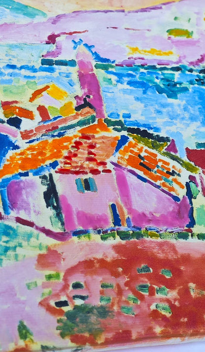 Flat Handmade Candle-Square View of Collioure, Henri Matisse
