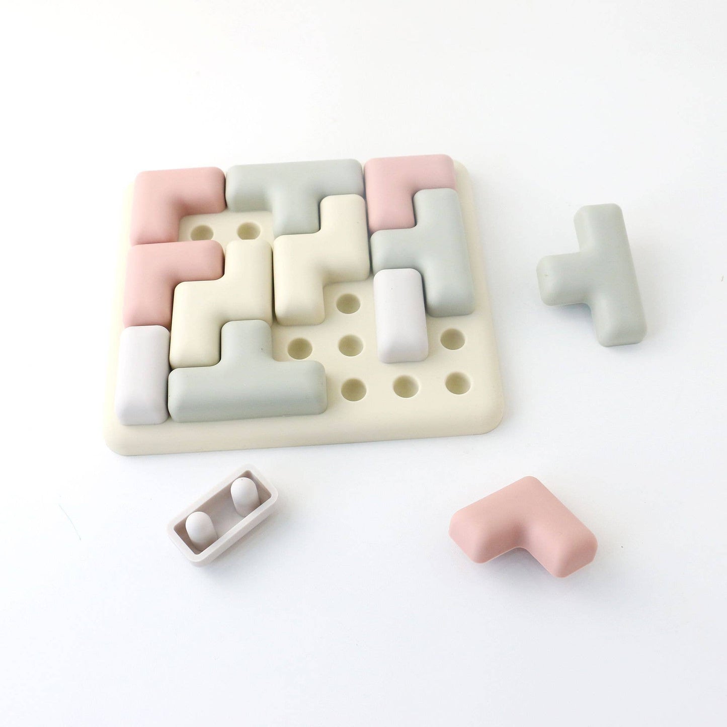 Pentomino Silicone Puzzle – Montessori Shape & Logic Toy