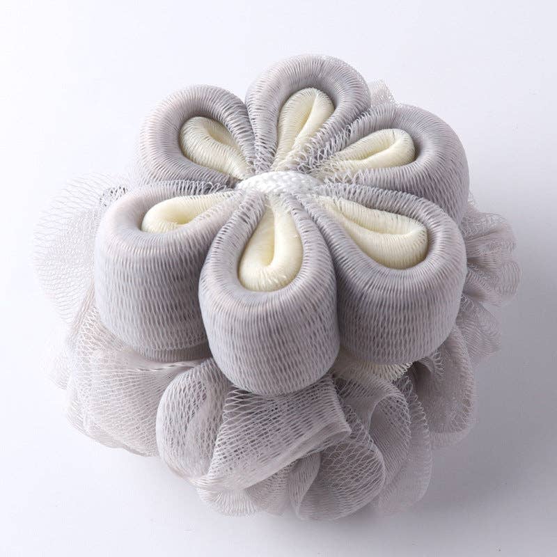 PAPO - Puf de ducha con flores de primera calidad y rica espuma