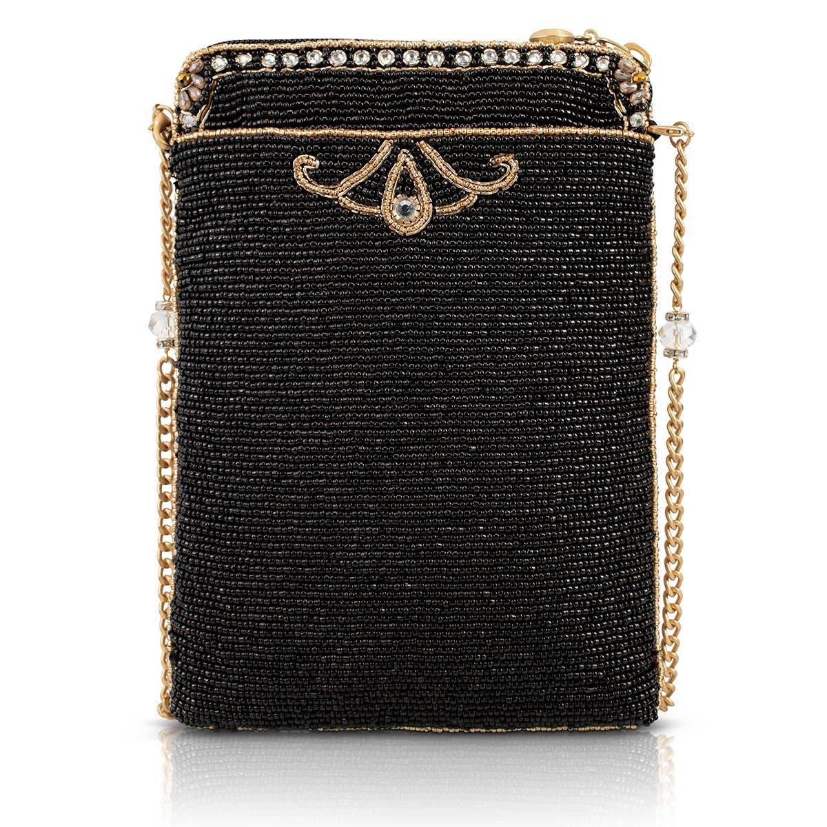 Mary Frances Accessories - Royalty Gold Crown Mini Crossbody Handbag