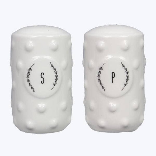 Cottage Core Ceramic Salt and Pepper Shaker, 2pcs/set