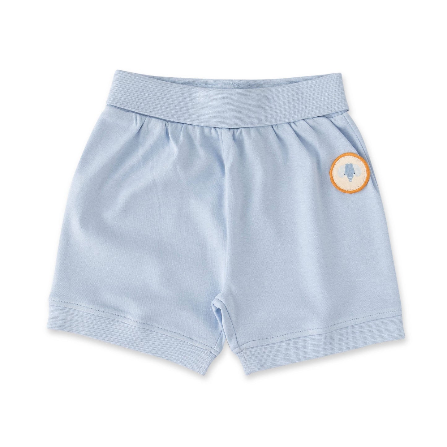 Organic Safari Baby Outfit Set – 3-Piece (Bodysuits & Shorts): 3-6 months