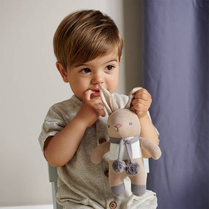 Taupe Bunny Rattle