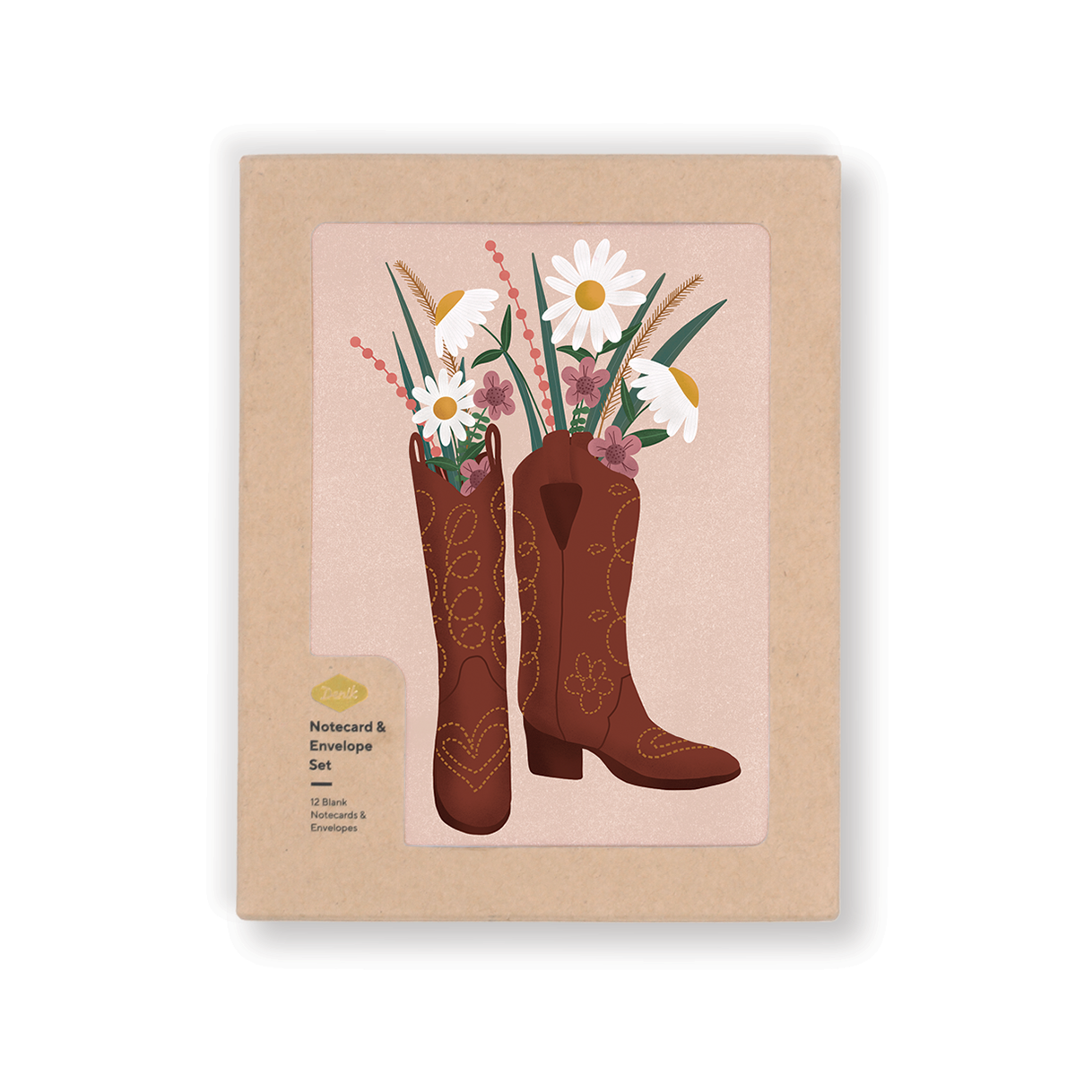 Boots & Flowers Notecards