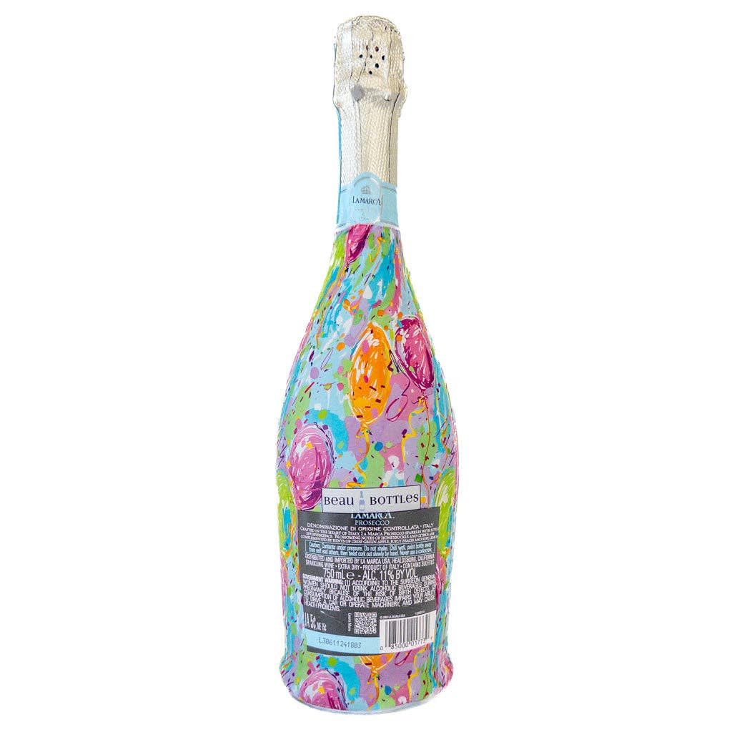 Beau Bottles - Globos de feliz cumpleaños de Beau Bottles - Colección Prosecco