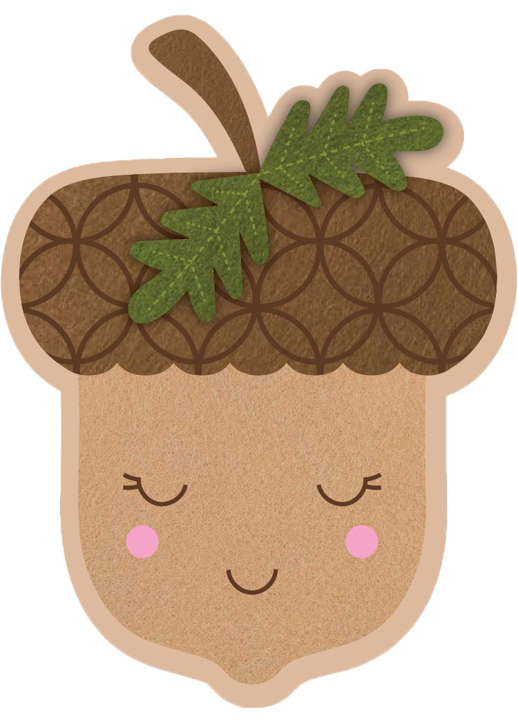 Acorn Sweet Smile Greeting Card
