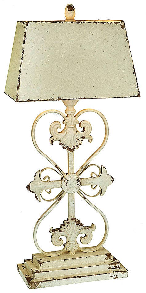 Vintage Style Antique Reproduction Metal Table Lamp