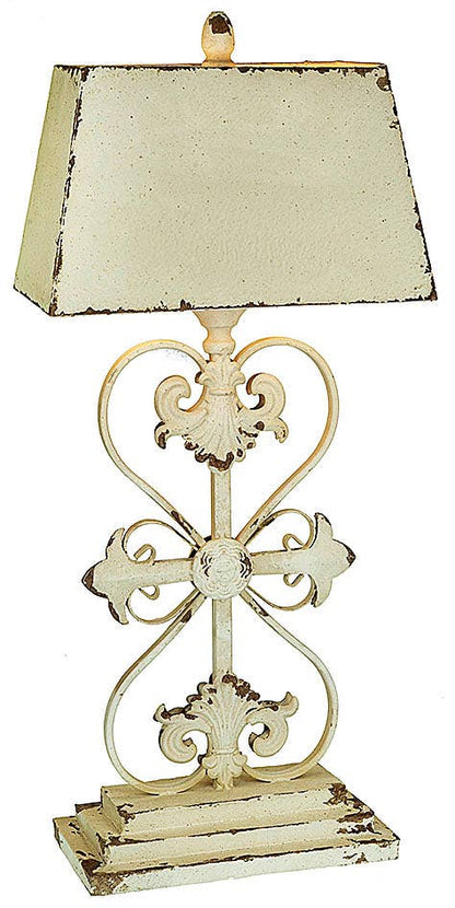 Vintage Style Antique Reproduction Metal Table Lamp