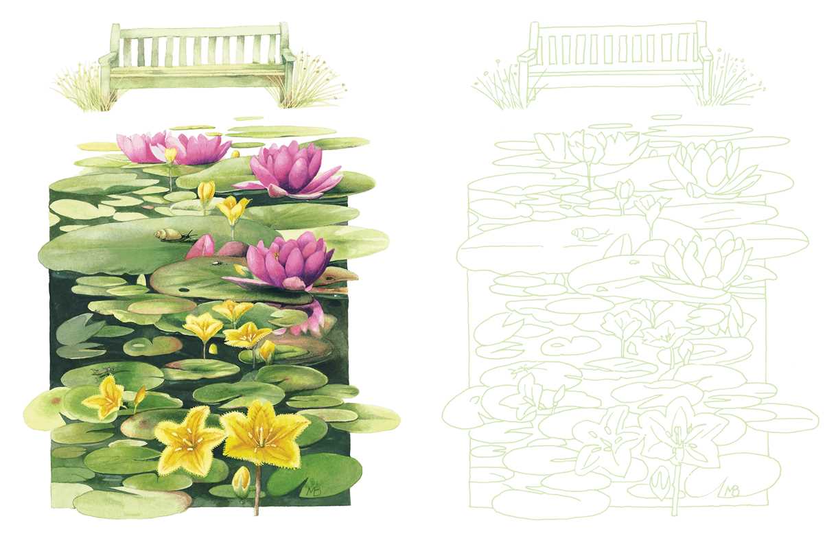 Posh Adult Coloring Book: Inspired by Nature by Marjolein  Bastin