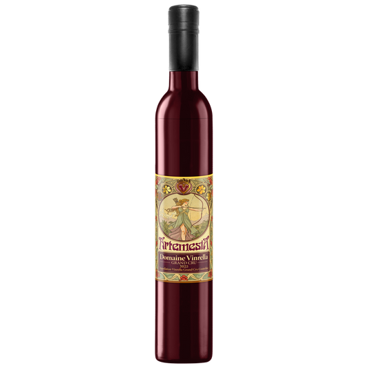Wine Bottle Umbrella - Artemesia Burgundy