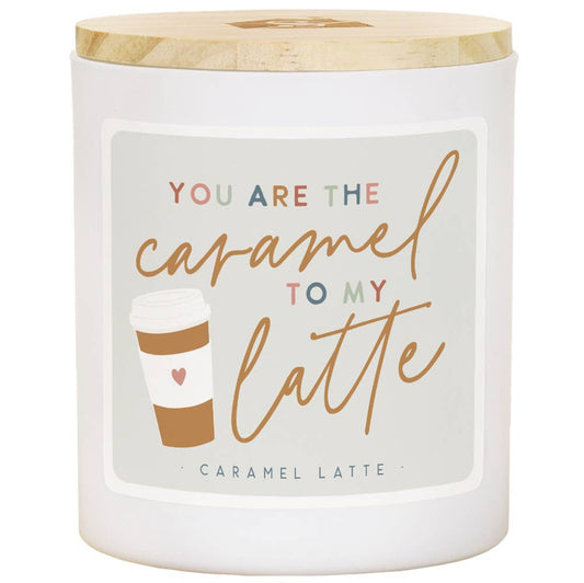 Caramel To My Latte Candle