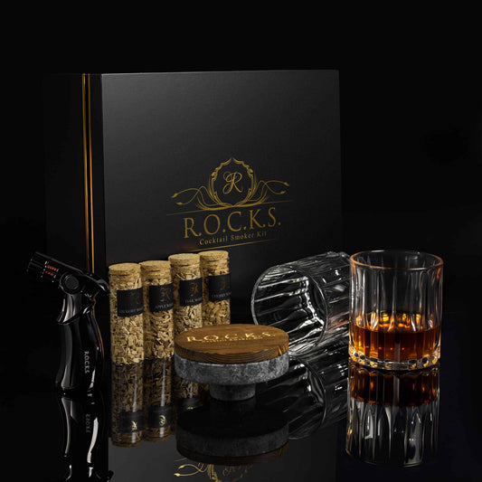 The Whiskey & Cocktail Smoker Kit Gift Set