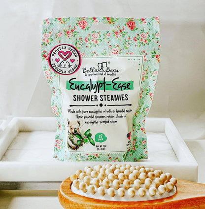 Eucalypt-Ease Eucalyptus Shower Steamers 7 Pack | Cute Gift