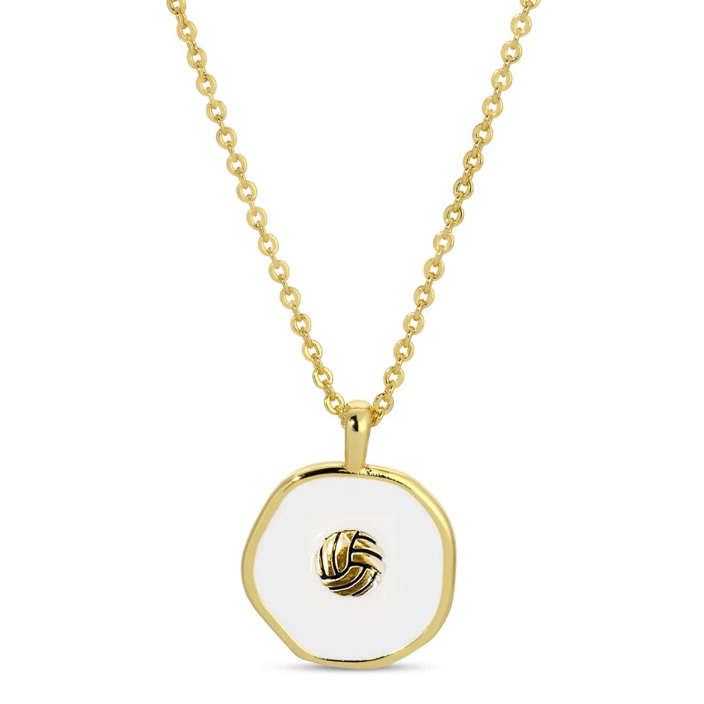 Spike! Volleyball Pendant Necklace