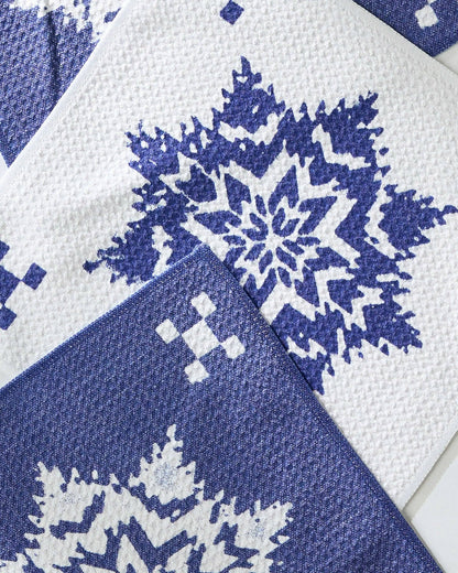 Snowfall Dishcloth Set