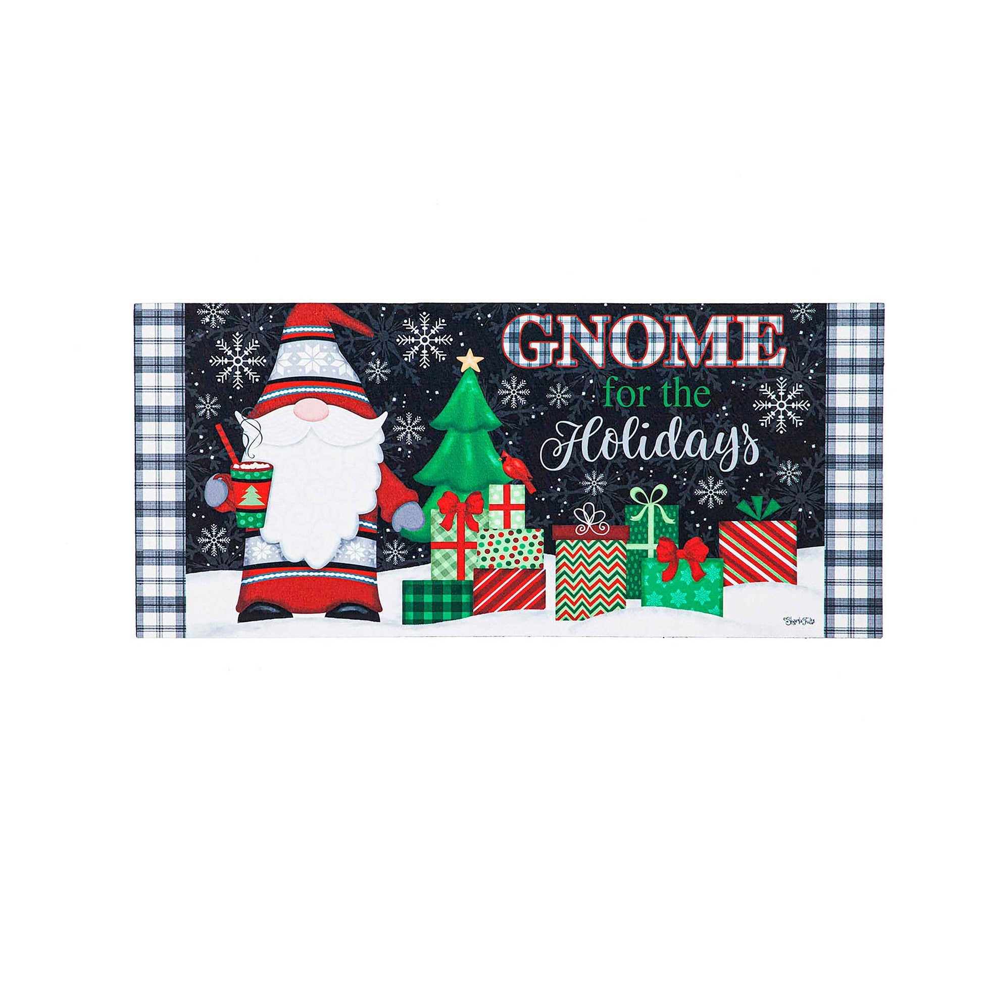 Sassafras Gnome for the Holidays switch mat