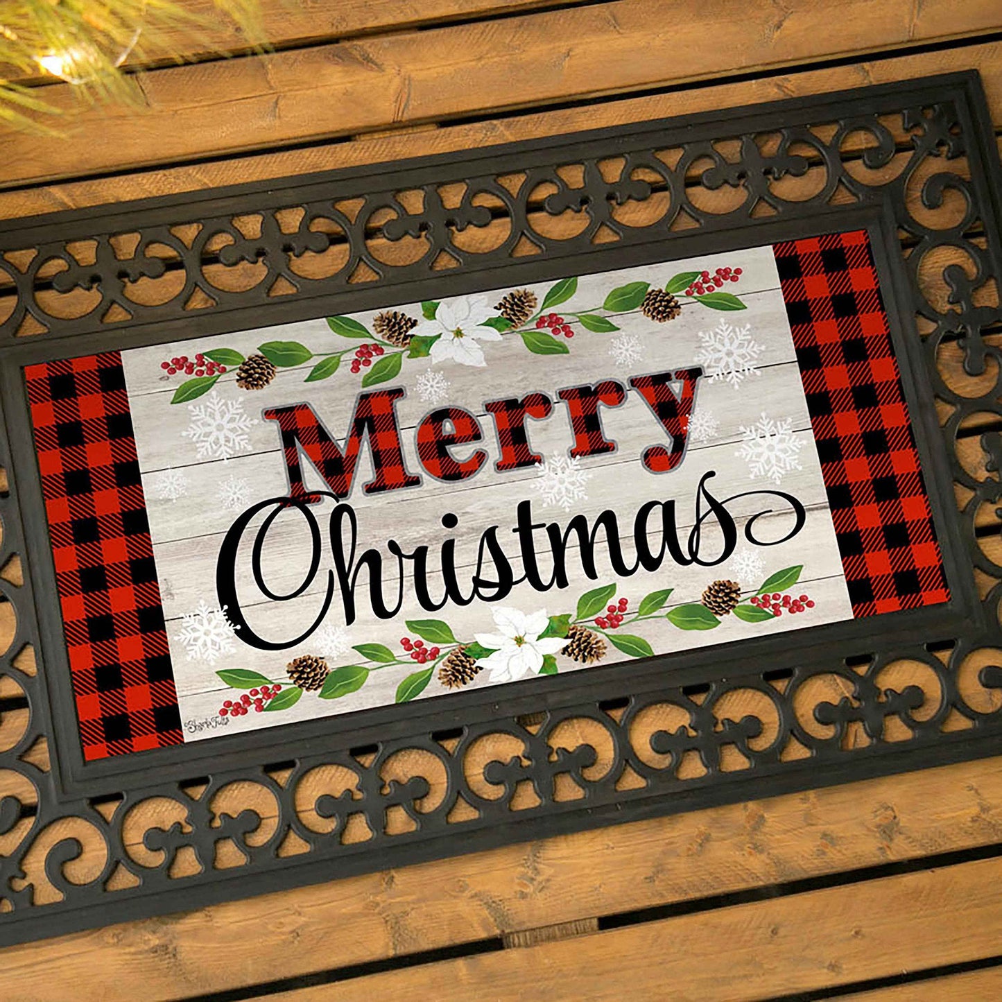 Christmas Sentiments Sassafras Switch Mat