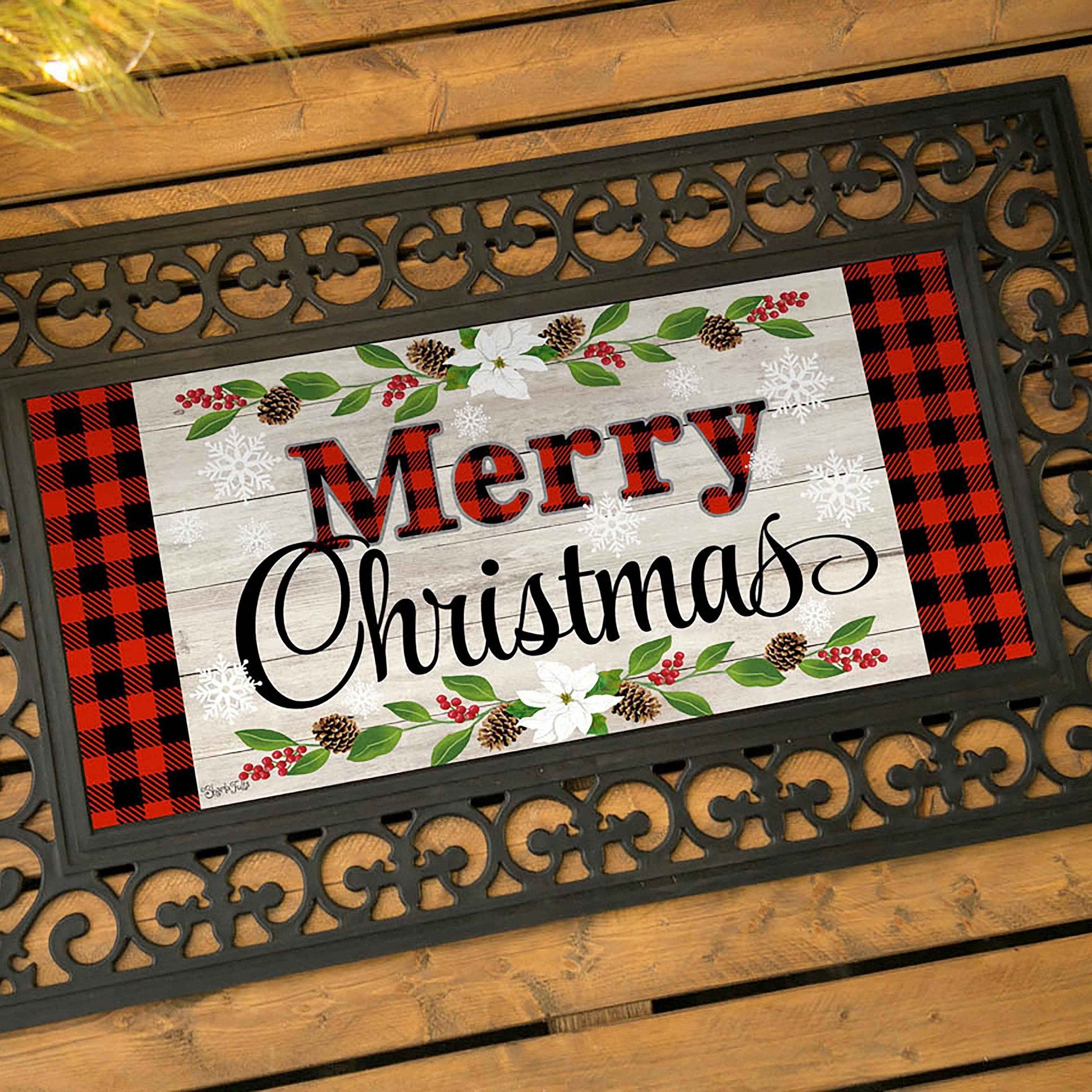 Christmas Sentiments Sassafras Switch Mat