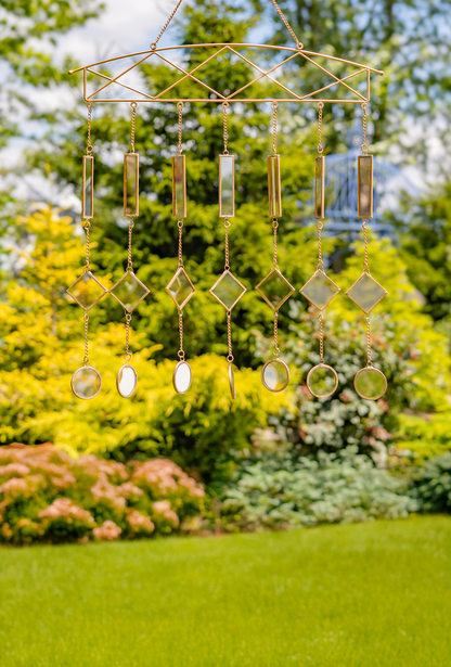 Assorted Gold Metal Curtain Wind Chimes -Sold Separately