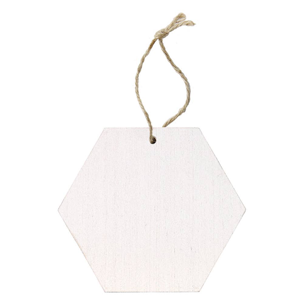Watercolor Nativity Scene, Honeycomb Ornament