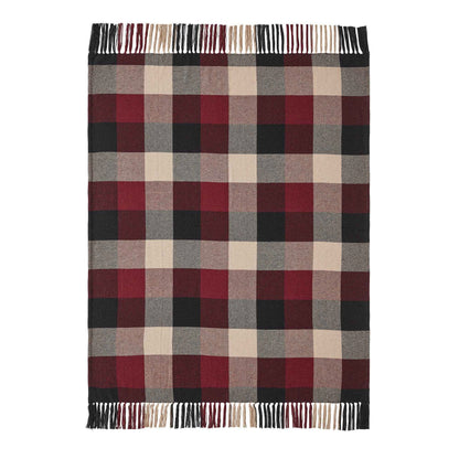 Heritage Farms Primitive Check Woven Throw 50x60