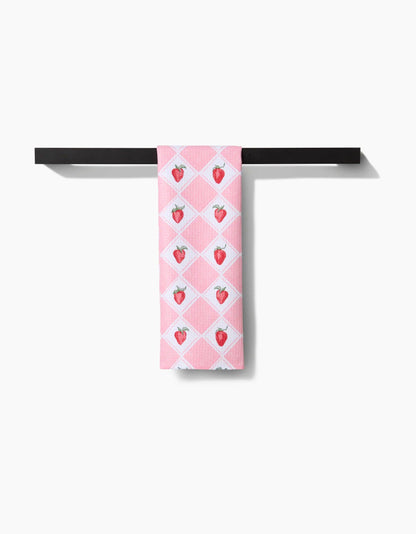 Geometry - Vera Strawberries Tea Towel