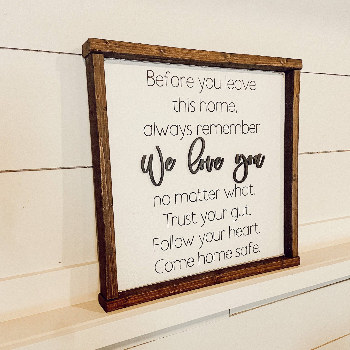 Before you leave this home - Wall Art