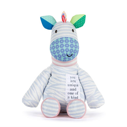Noah's Ark Plush Zebra - 8x14in
