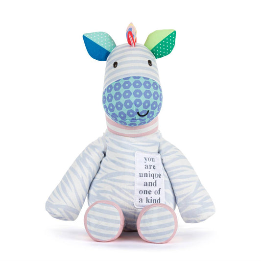 Noah's Ark Plush Zebra - 8x14in