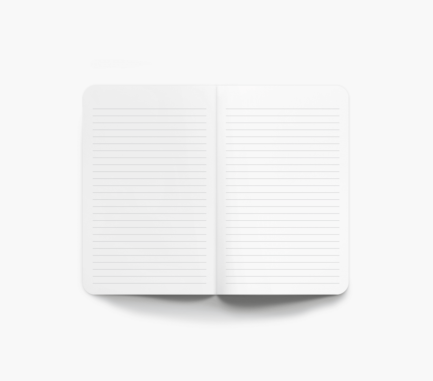 Cuaderno clásico de tapa plana en color rosa sobre rubor