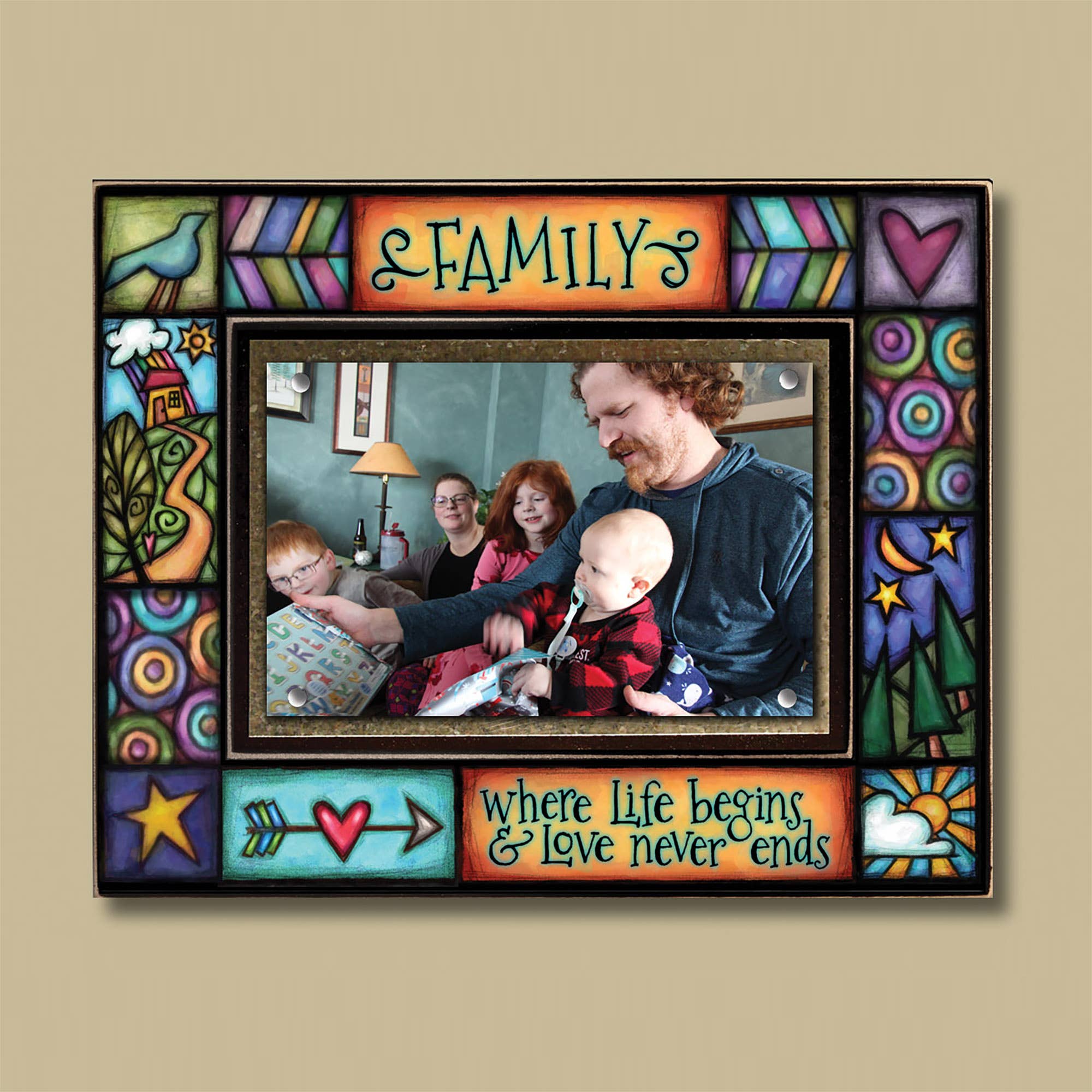 Family, Where Life Begins Picture Frame - Thumbnail 3