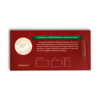 Santa's Kindness Coupon Booklet - 8x4in