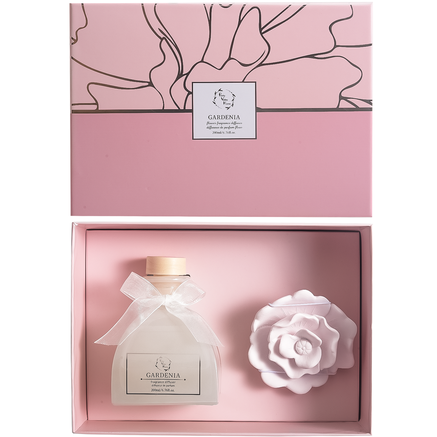 Diffuser Set Sunshine Ceramic Set -Gardenia