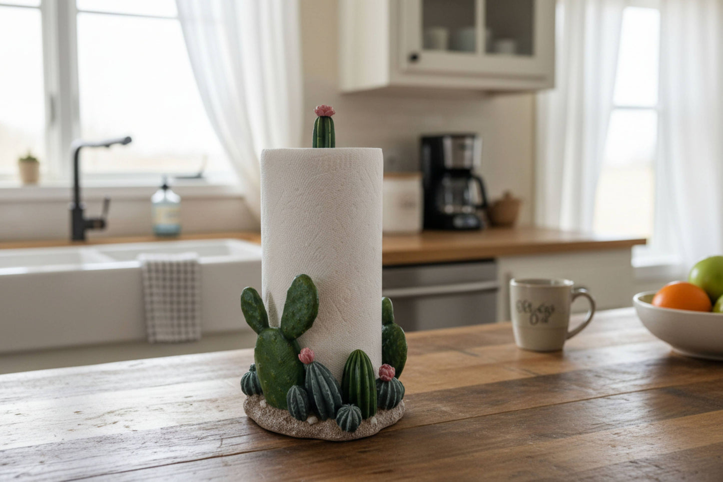 CACTUS PLANT PAPER TOWEL HOLDER