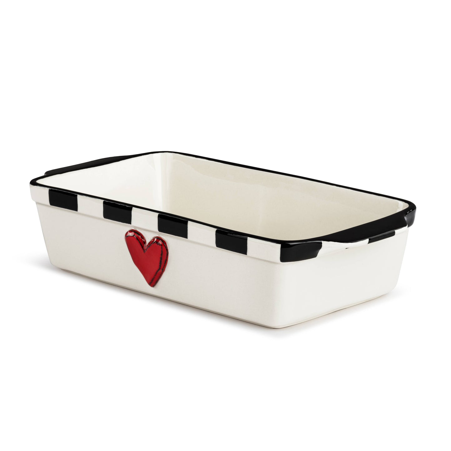 Red Heart Loaf Dish