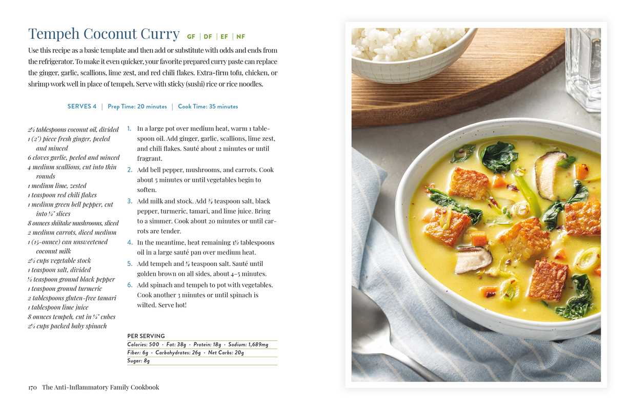 Anti-Inflammatory Family Cookbook by Stefania Patinella