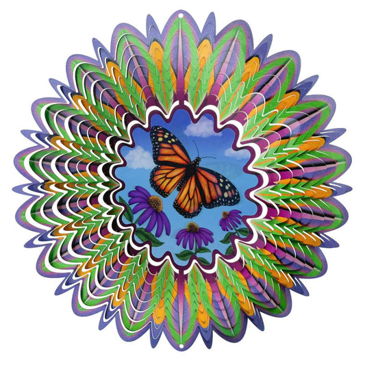 Animated Butterfly - Large Wind Spinner