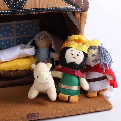 Swanson Christian Products - Plush Nativity 11 Piece Play Set