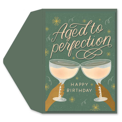 Aged to Perfection Birthday Greeting Card