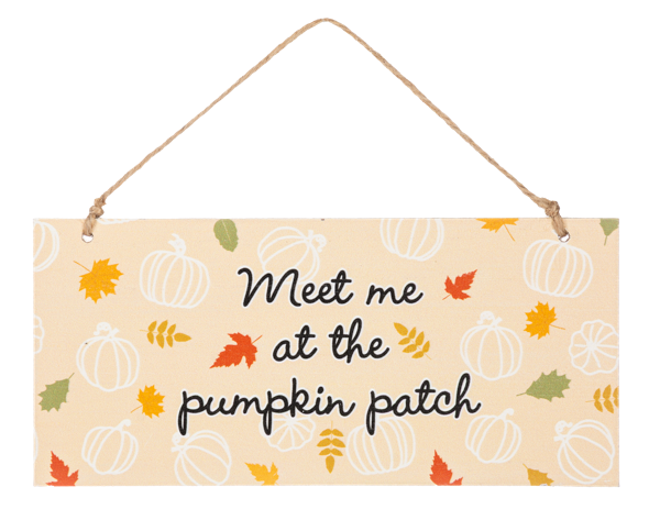 Autumn Inspirations Hanging Sign, A hanging fall sign reading There is always something to be thankful for, with autumn leaves and a jute hanger.
