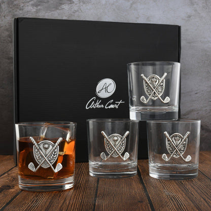 Golf Bar Glasses Set of 4