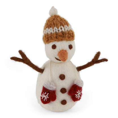 Gry and Sif - Snowman w/Ochre Hat & Mittens