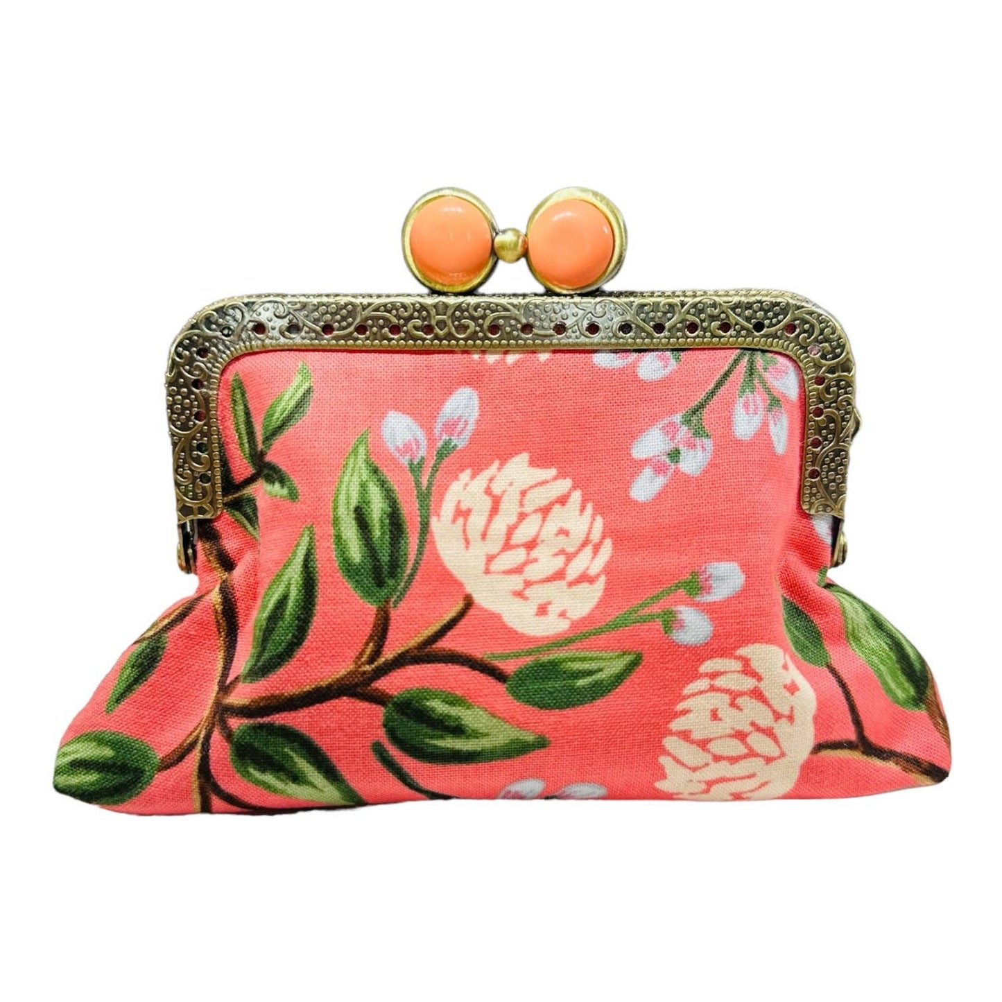 Kiki & Syds ON THE GO Credit Card Clutch - PEONY Sorbet 