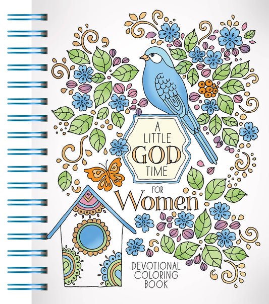 A Little God Time for Women (Devotional Coloring Book)